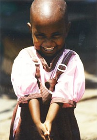 Happy Girl at Laughing Child International