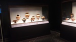 Ancient Pottery in glass case